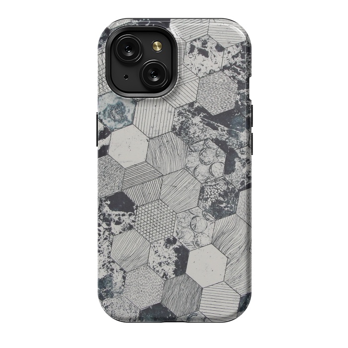 iPhone 15 StrongFit Hexagonal by Winston