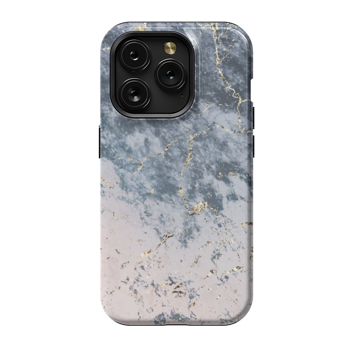 iPhone 15 Pro StrongFit Pink and blue marble by Winston