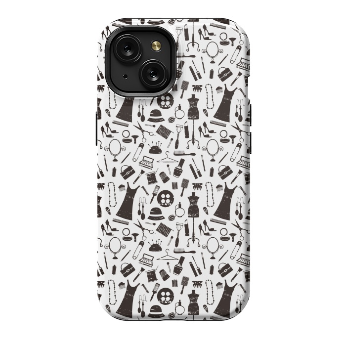 iPhone 15 StrongFit Beauty and Fashion Symbols by ArtsCase