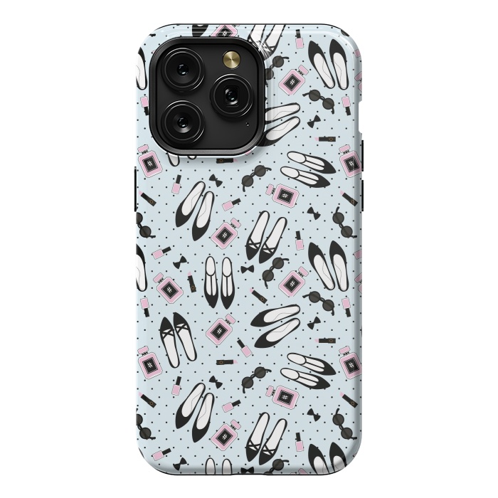 iPhone 15 Pro Max StrongFit Polka Cute Fashion With Beautiful Accessories by ArtsCase