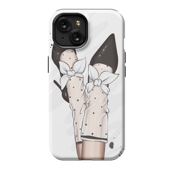iPhone 15 StrongFit A Fashionable Woman has Accessories for her feet by ArtsCase