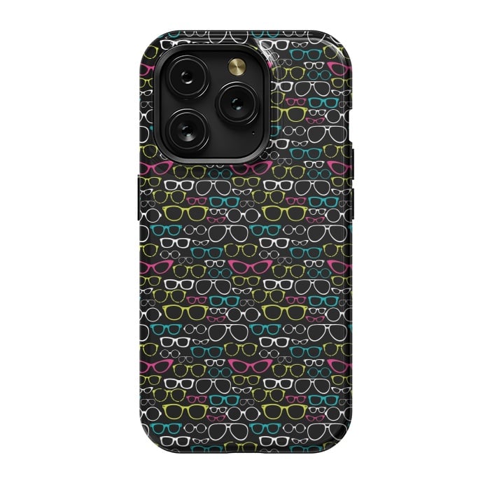 iPhone 15 Pro StrongFit Many Glasses by ArtsCase