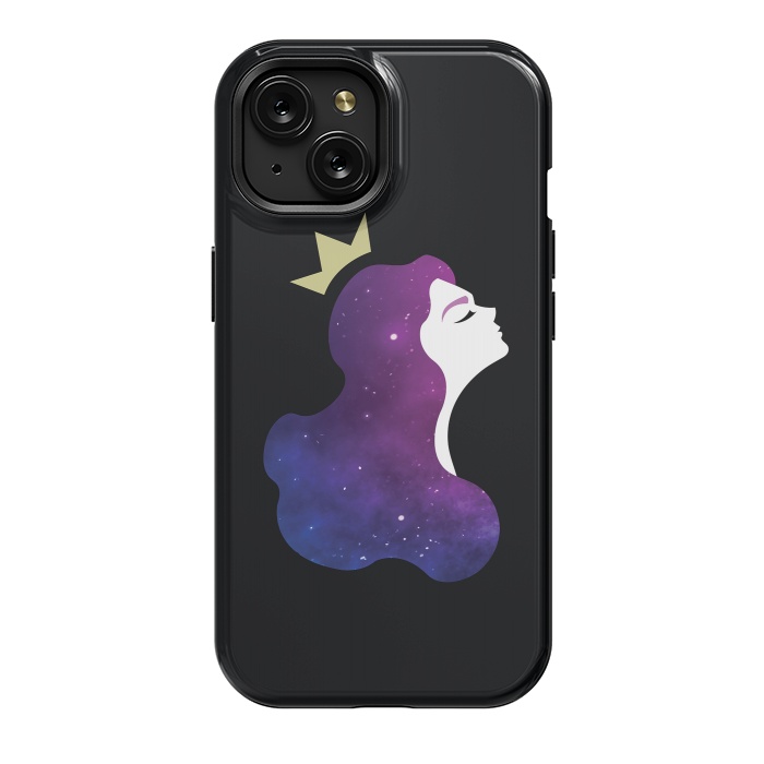 iPhone 15 StrongFit Galaxy princess by Laura Nagel