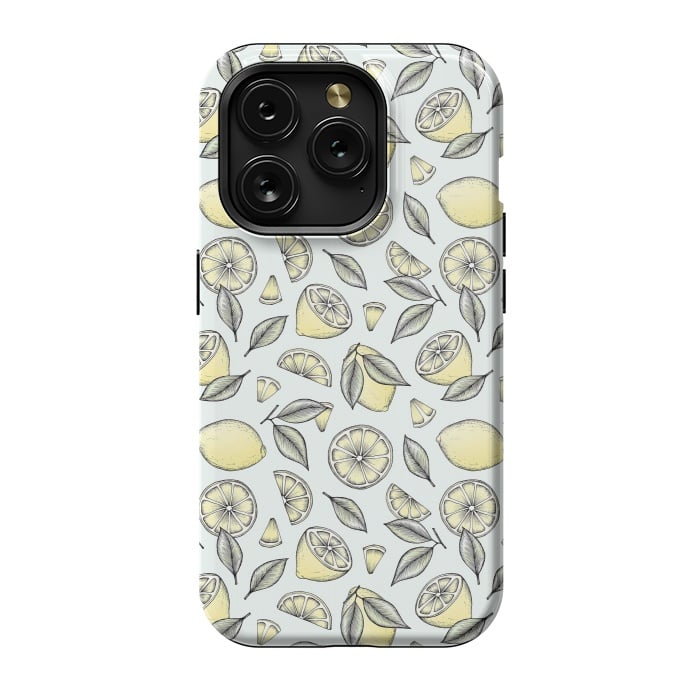iPhone 15 Pro StrongFit Lemon Tree by Barlena