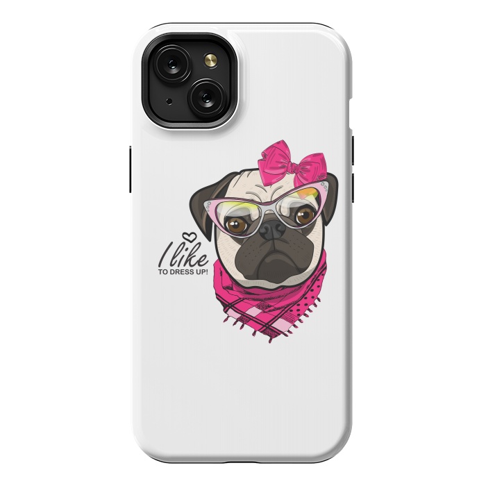 iPhone 15 Plus StrongFit Dogs can also be Fashion by ArtsCase