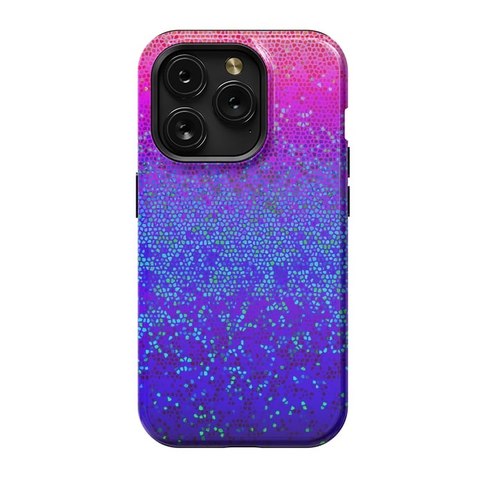 iPhone 15 Pro StrongFit Glitter Star Dust G248 by Medusa GraphicArt