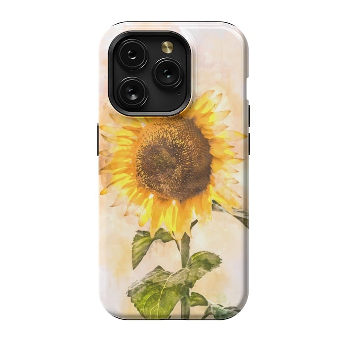 iPhone 15 Pro StrongFit Summer Sunflower by Creativeaxle