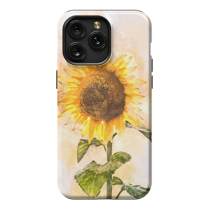 iPhone 15 Pro Max StrongFit Summer Sunflower by Creativeaxle
