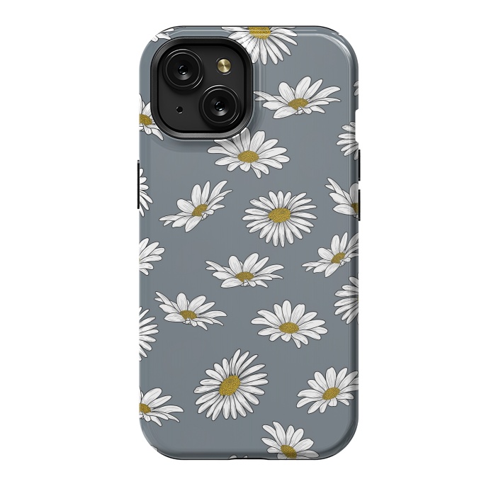 iPhone 15 StrongFit Daisies by Jms