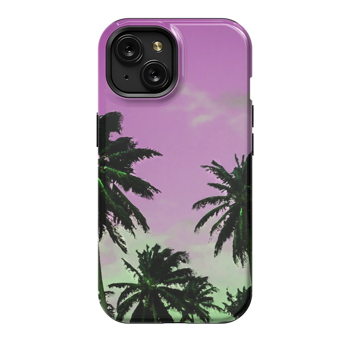 iPhone 15 StrongFit Candy Palms by Allgirls Studio