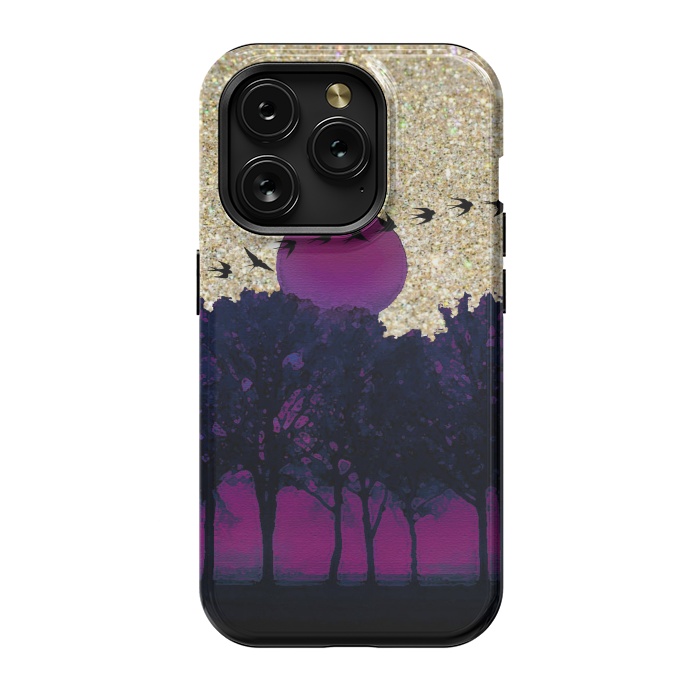 iPhone 15 Pro StrongFit Glitter Sky by Allgirls Studio