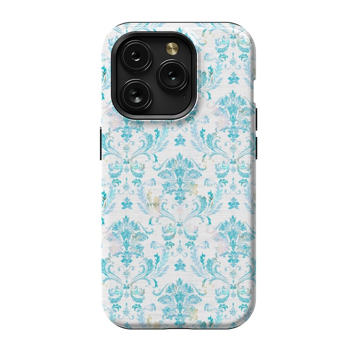 iPhone 15 Pro StrongFit Demure Damask by gingerlique