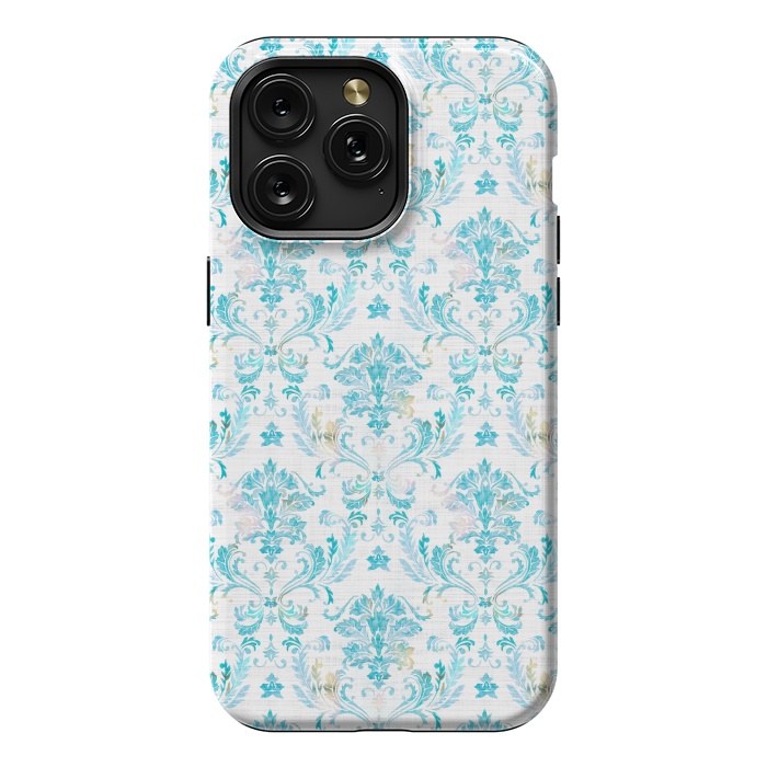 iPhone 15 Pro Max StrongFit Demure Damask by gingerlique