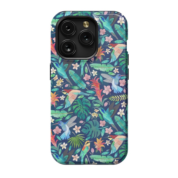 iPhone 15 Pro StrongFit Birds In Bohemian Paradise by Tangerine-Tane