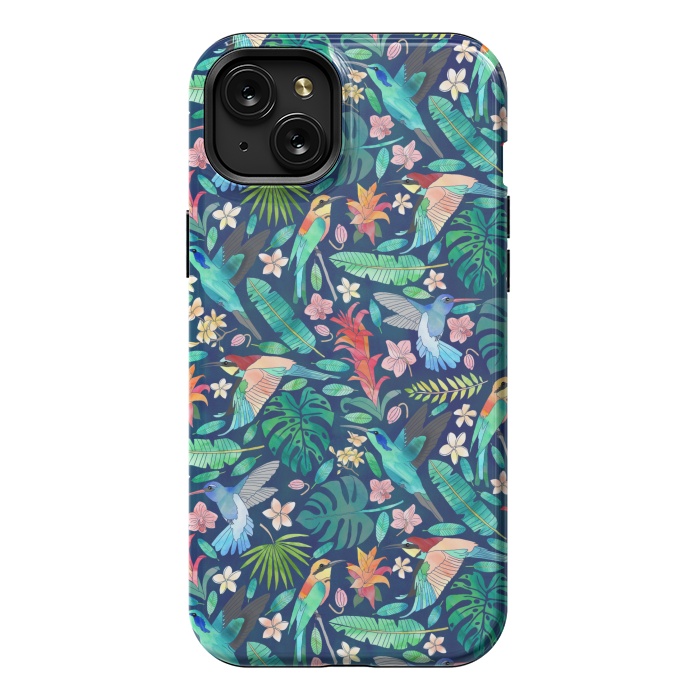 iPhone 15 Plus StrongFit Birds In Bohemian Paradise by Tangerine-Tane