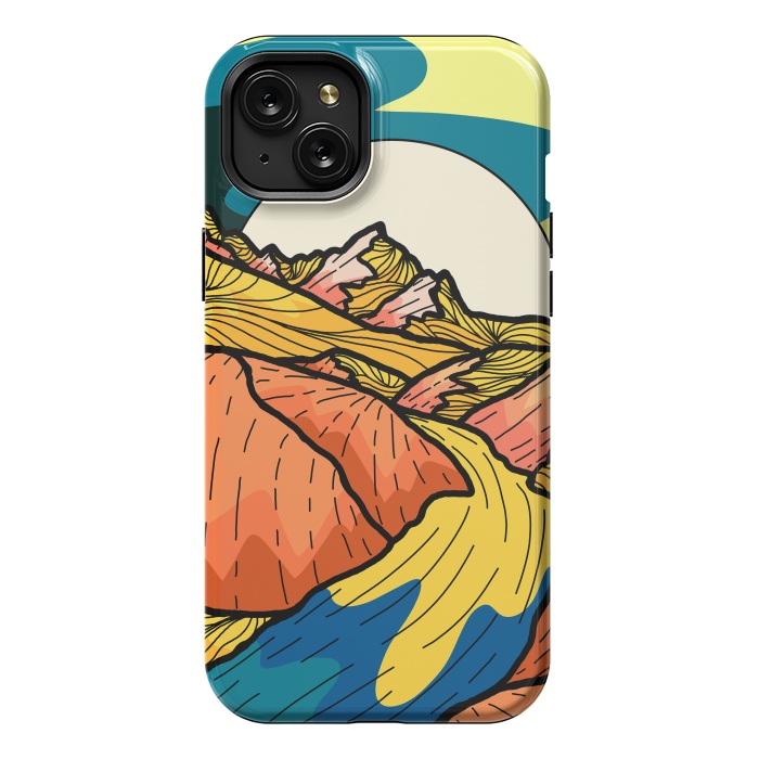 iPhone 15 Plus StrongFit The yellow river by Steve Wade (Swade)
