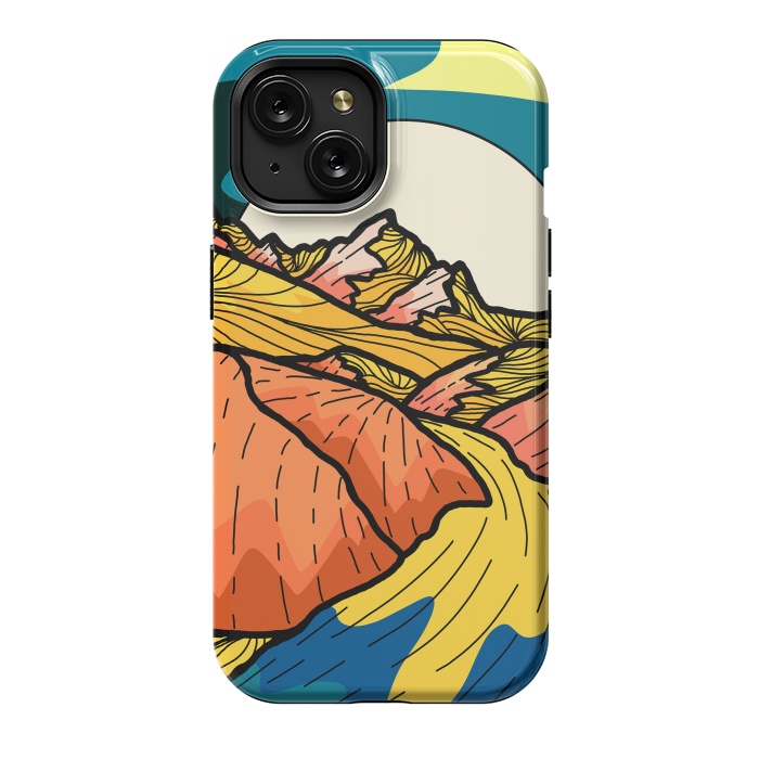 iPhone 15 StrongFit The yellow river by Steve Wade (Swade)
