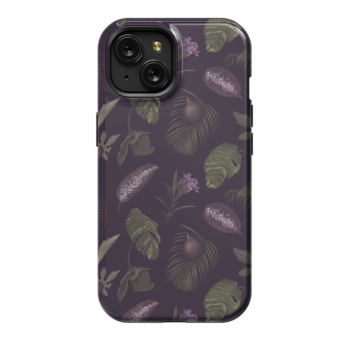 iPhone 15 StrongFit Tropical Figs by Tishya Oedit
