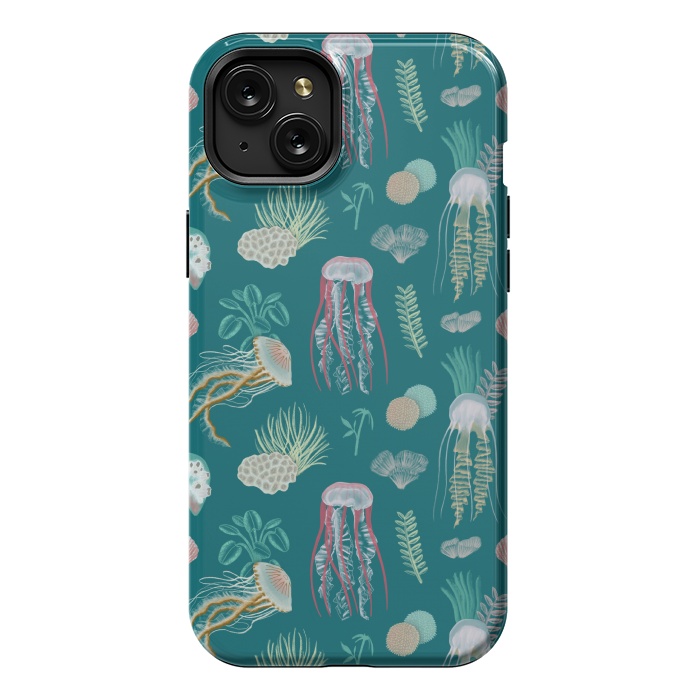iPhone 15 Plus StrongFit Jellyfish by Tishya Oedit