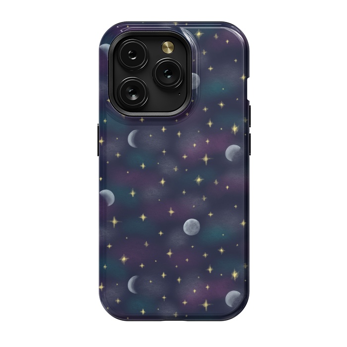 iPhone 15 Pro StrongFit Galaxy Sky by Tishya Oedit