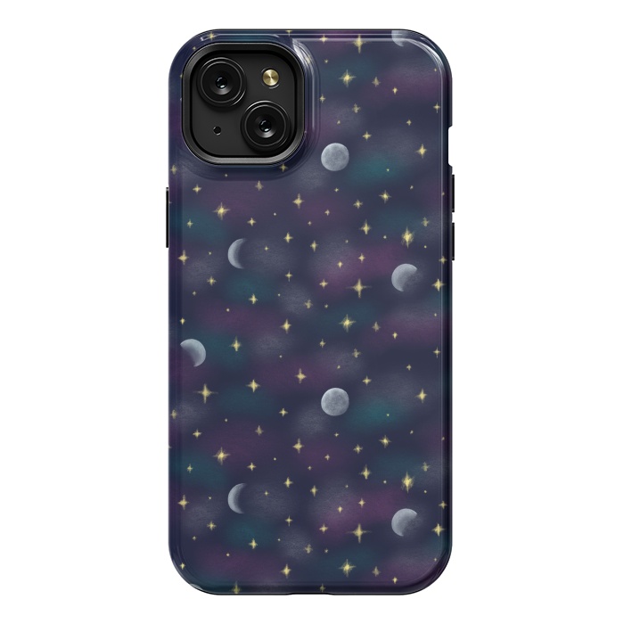 iPhone 15 Plus StrongFit Galaxy Sky by Tishya Oedit