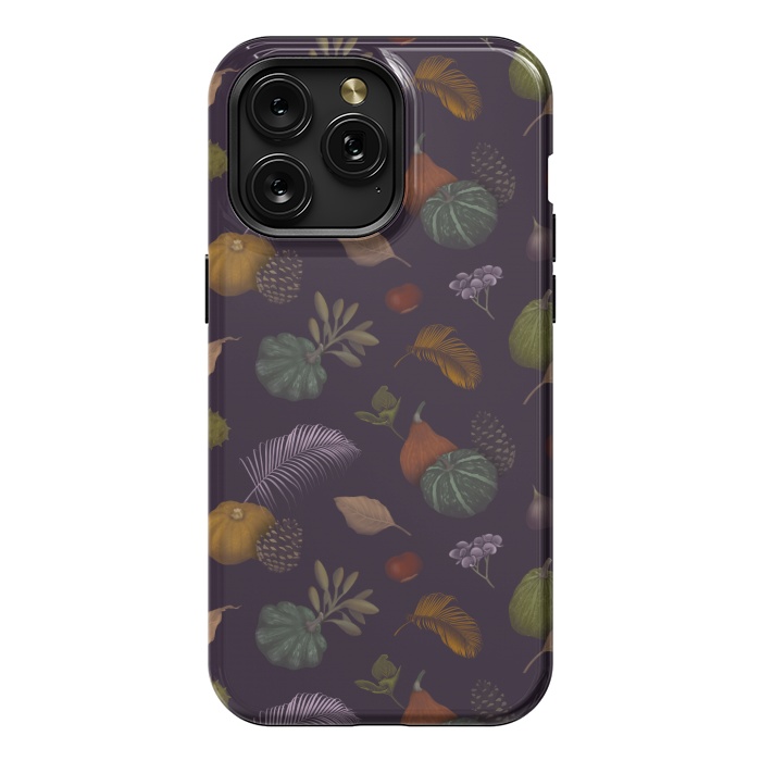 iPhone 15 Pro Max StrongFit Fall Pumpkins by Tishya Oedit