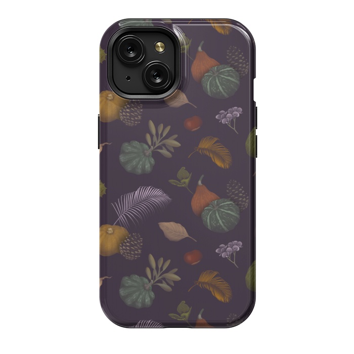 iPhone 15 StrongFit Fall Pumpkins by Tishya Oedit