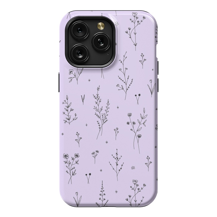 iPhone 15 Pro Max StrongFit Magic Wildflowers by Anis Illustration