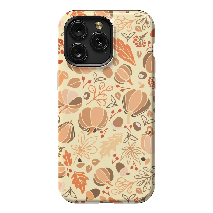iPhone 15 Pro Max StrongFit Fall Fruits in Orange and Yellow by Paula Ohreen