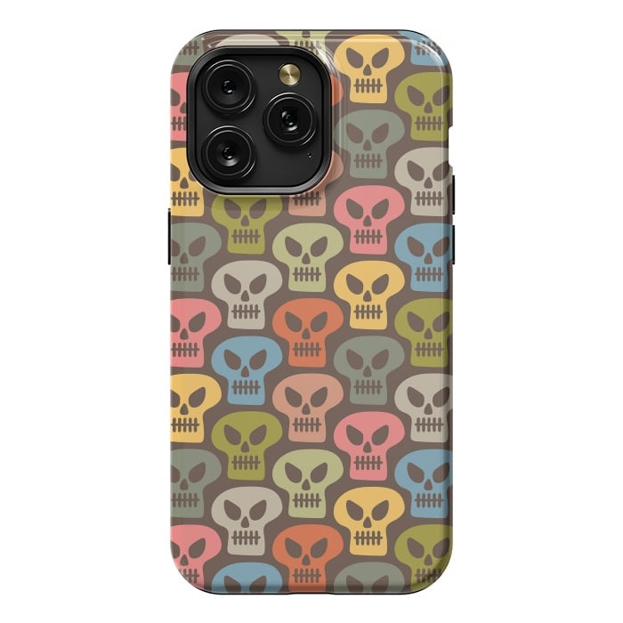 iPhone 15 Pro Max StrongFit Skulls by Majoih