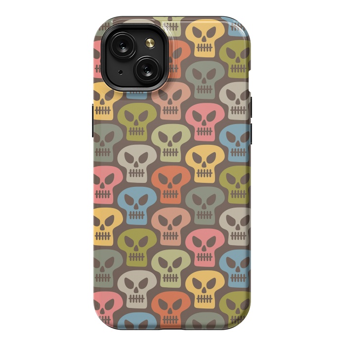iPhone 15 Plus StrongFit Skulls by Majoih