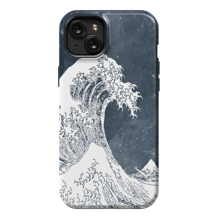 iPhone 15 Plus StrongFit The Great Wave of a Star System by ''CVogiatzi.