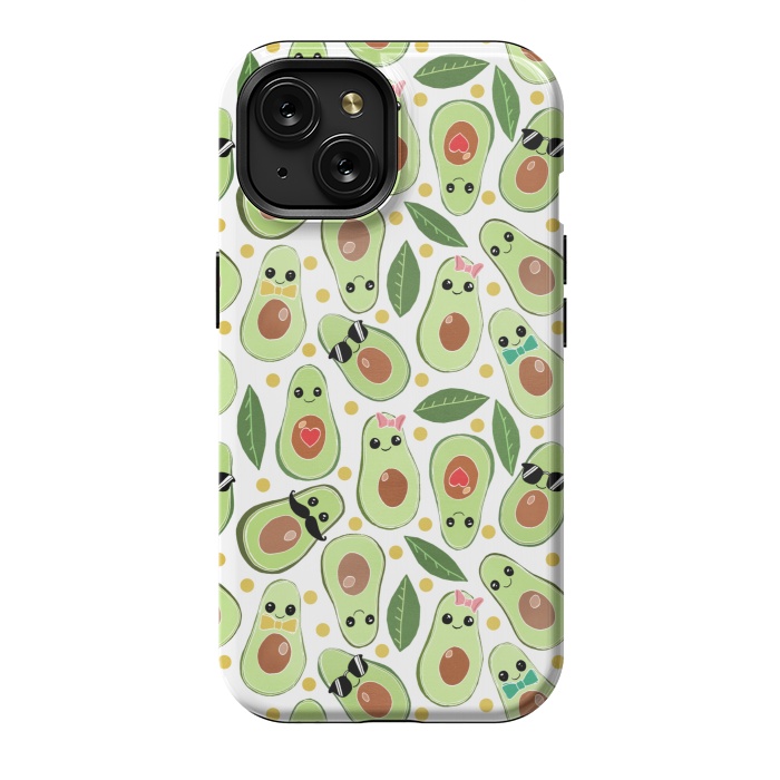 iPhone 15 StrongFit Stylish Avocados by Tangerine-Tane