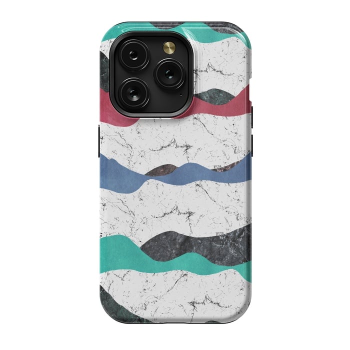 iPhone 15 Pro StrongFit Marble hills and rocks by Steve Wade (Swade)
