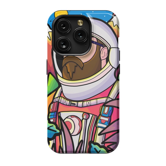 iPhone 15 Pro StrongFit The astronaut explorer by Steve Wade (Swade)