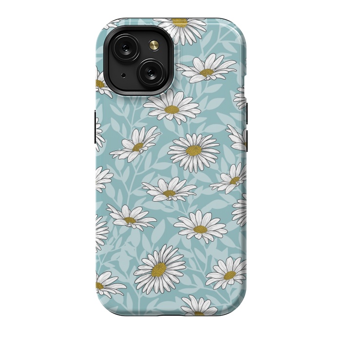 iPhone 15 StrongFit Daisy pattern by Jms