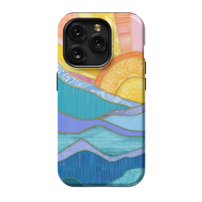 iPhone 15 Pro StrongFit Sweet Sunset by Micklyn Le Feuvre