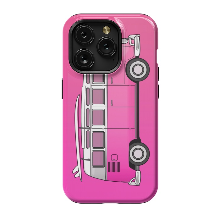 iPhone 15 Pro StrongFit Van Life - Pink by Mitxel Gonzalez
