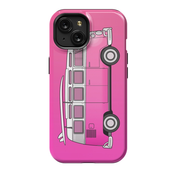 iPhone 15 StrongFit Van Life - Pink by Mitxel Gonzalez