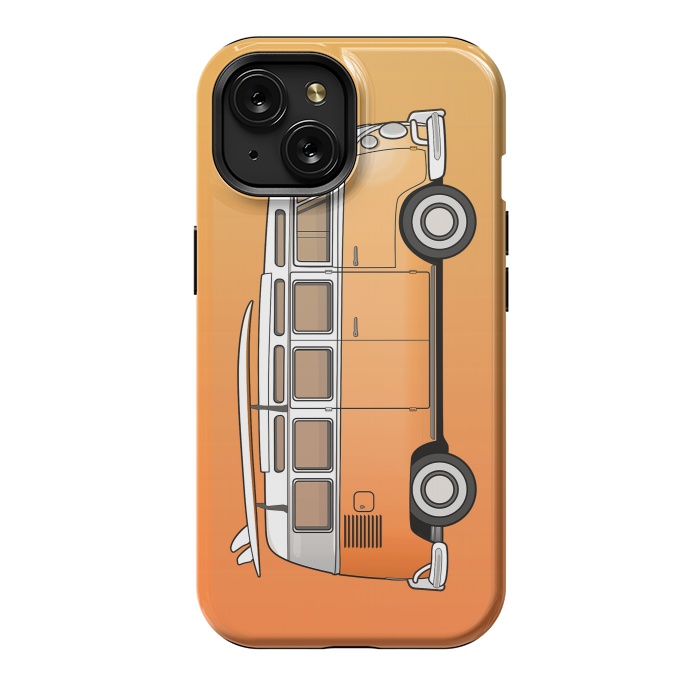 iPhone 15 StrongFit Van Life - Orange by Mitxel Gonzalez