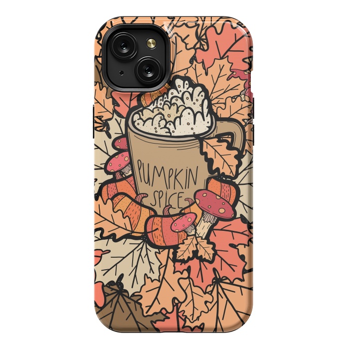 iPhone 15 Plus StrongFit Pumpkin Spice  by Steve Wade (Swade)