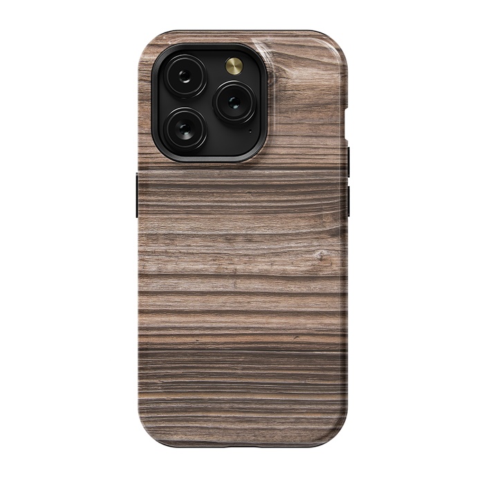 iPhone 15 Pro StrongFit wood by haroulita
