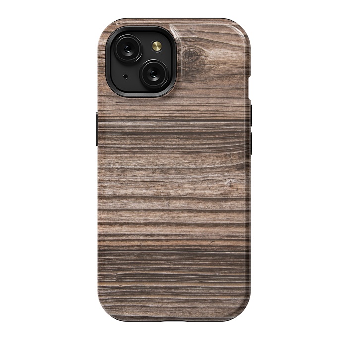 iPhone 15 StrongFit wood by haroulita