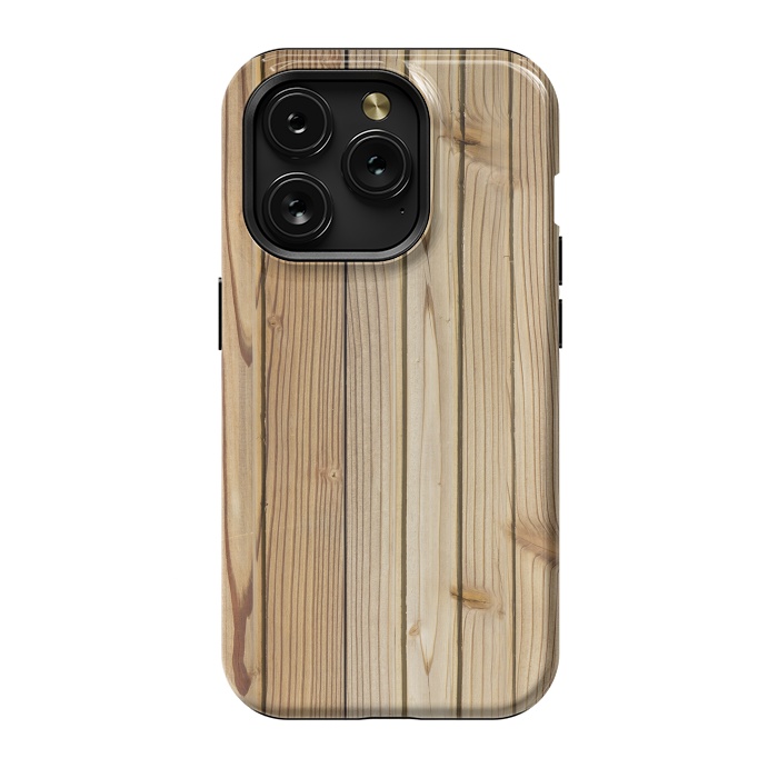 iPhone 15 Pro StrongFit wood ii by haroulita