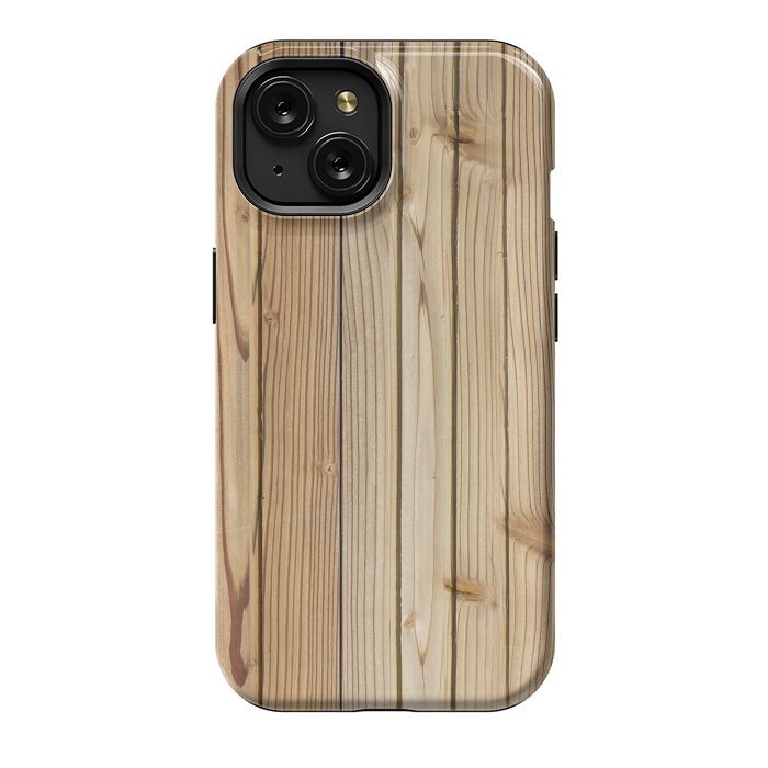 iPhone 15 StrongFit wood ii by haroulita