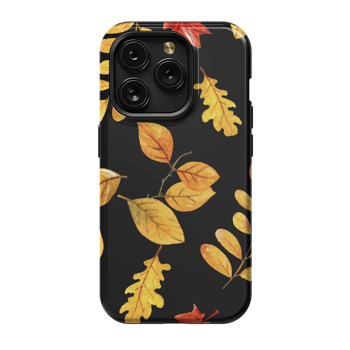 iPhone 15 Pro StrongFit fall leaves x by haroulita