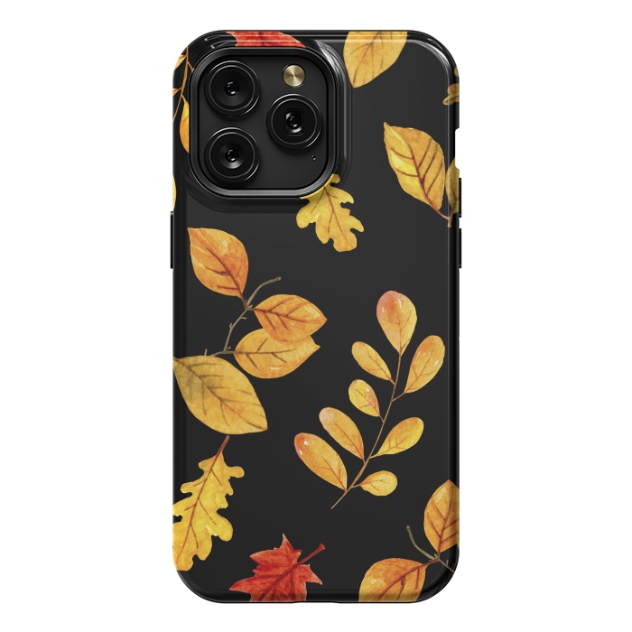 iPhone 15 Pro Max StrongFit fall leaves x by haroulita