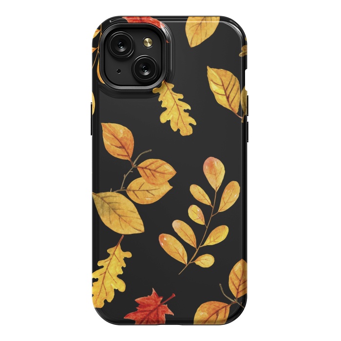 iPhone 15 Plus StrongFit fall leaves x by haroulita