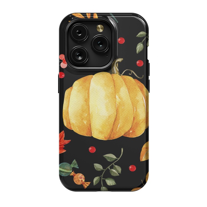 iPhone 15 Pro StrongFit pumpkin season by haroulita