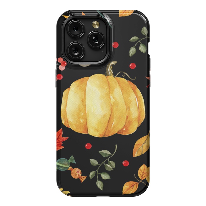 iPhone 15 Pro Max StrongFit pumpkin season by haroulita